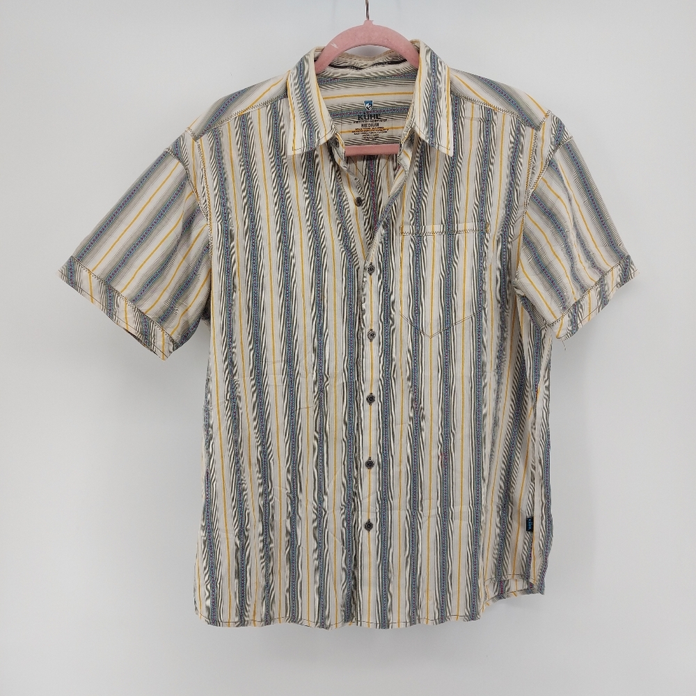 Kuhl Striped Cotton Button Front Shirt